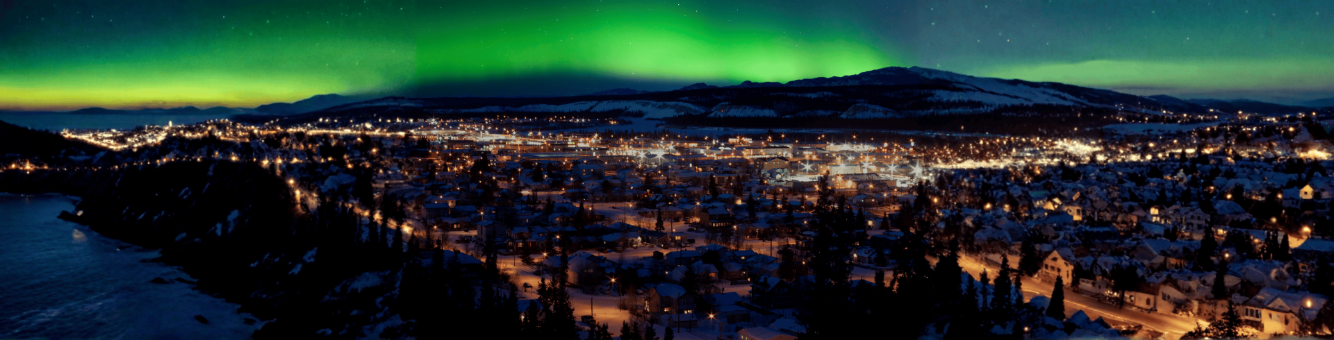 Aurora Boreal em Yukon